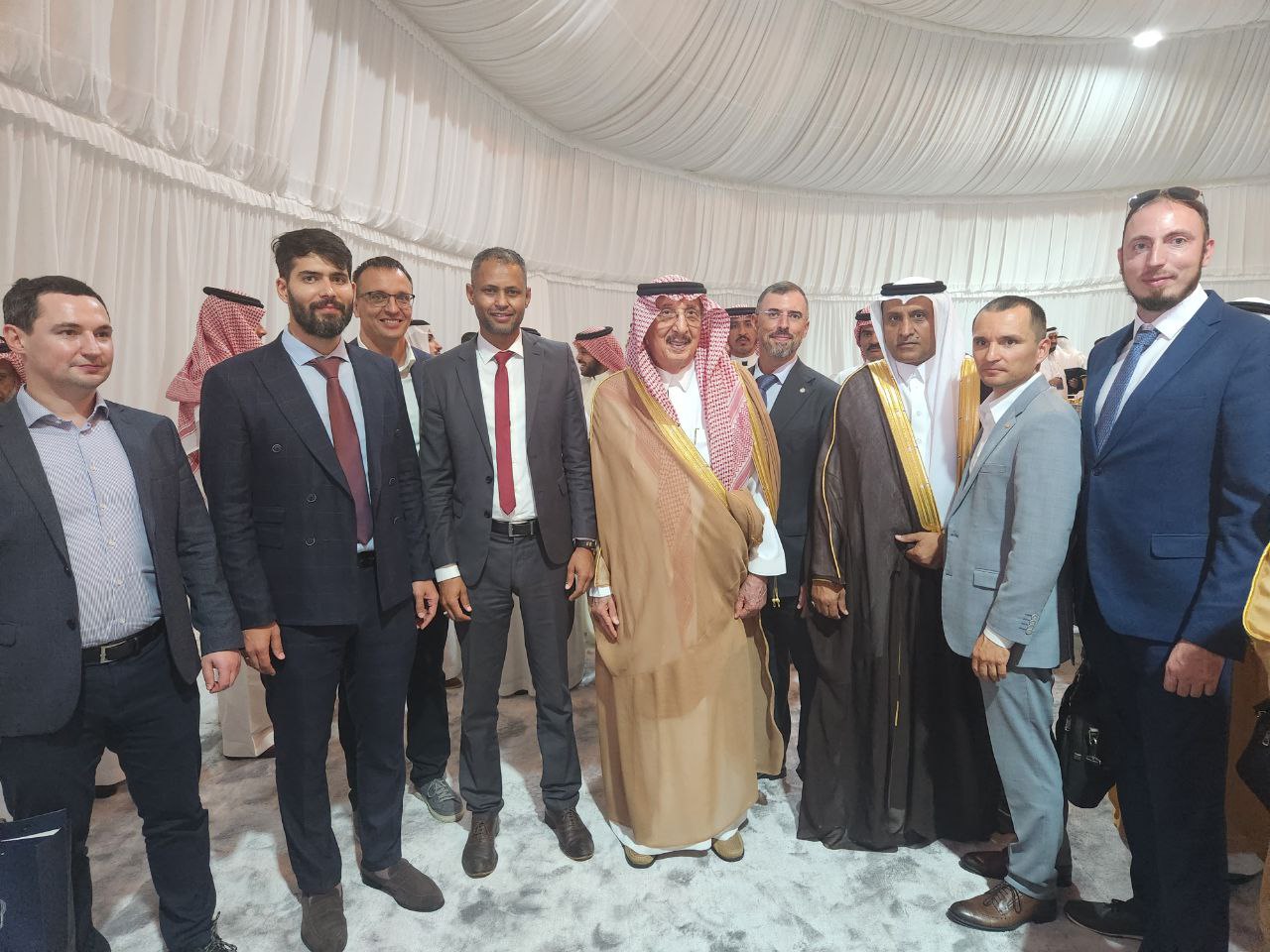 Подробнее о статье Команда МЦП провели переговоры с принцем Мухаммедом Бин Насером Аль Саудом в Саудовской Аравии